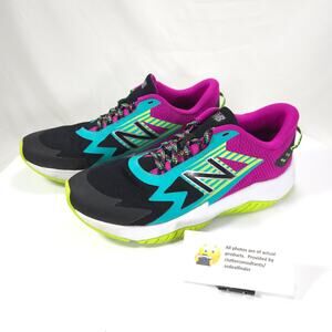 New Balance Rave Run V1 Athletic Shoe Girls Size 7 YKRAVBM1 Black Pink